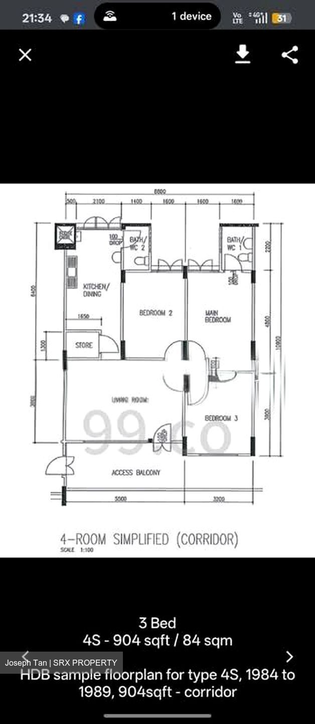 Blk 347 Woodlands Avenue 3 (Woodlands), HDB 4 Rooms #556323441